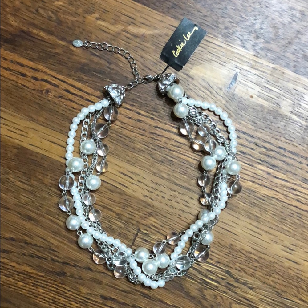 Cookie Lee Urban Royalty Pearl Necklace